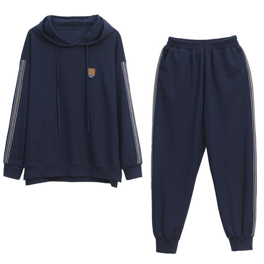 休闲运动服套装，秋新款时尚妈妈洋气秋装卫衣两件套HR-WLT27109 商品图4