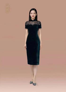 蔓楼兰/LOMELL 黛绿旗袍