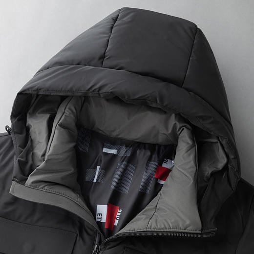 【85%白鸭绒】罗蒙羽绒服男士冬季保暖短款休闲连帽羽绒服外套 商品图3