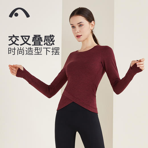 2022爱暇步秋冬新款瑜伽运动健身上衣A22137DAM 商品图11