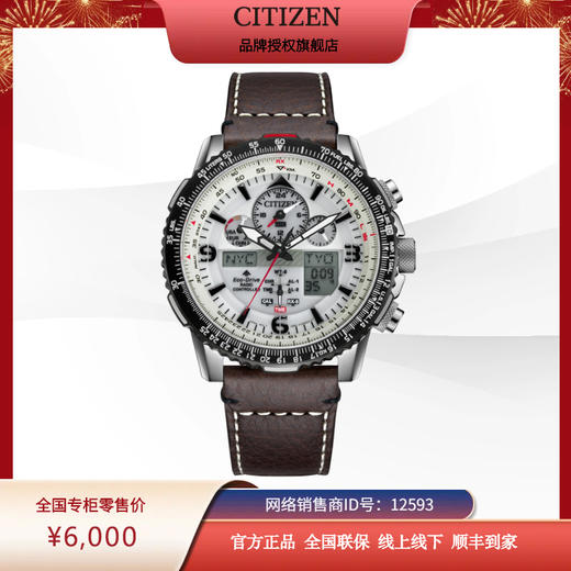 西铁城日本官方正品商务休闲光动能电波男士手表JY8086-11A 商品图10