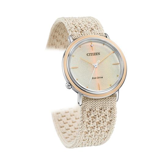 西铁城日本官方正品时尚光动能女表EM1006-40A 商品图3