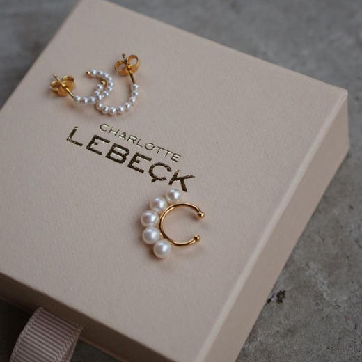 订购10周到｜CHARLOTTE LEBECK-Jen-珍珠 耳骨夹（单只）［丹麦设计师］ 商品图3