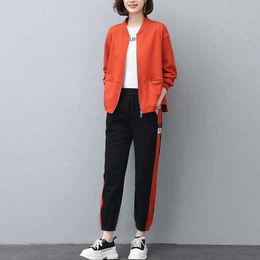 洋气减龄，运动服新款时尚妈妈卫衣休闲两件套HR8885 商品图2