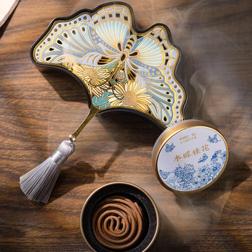 预售 | 朱炳仁·铜 "三生有幸" 系列香盒 蝴蝶造型 内含木樨盘香 商品图8