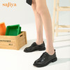 Safiya/索菲娅 女鞋2022年秋季新款英伦娃娃头百搭复古系带小皮鞋 SF23112020 商品缩略图5