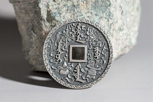 矩德泉坊 纯银手作 紫气东来暗八仙（4.2厘米版）590 商品图6