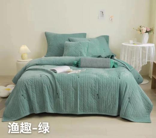 【三件套】绒毯 床盖三件套 渔趣 商品图1