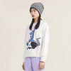 谜底休闲连帽卫衣女2022秋款趣味袋鼠绣花宽松上衣外穿223MV1050 商品缩略图1