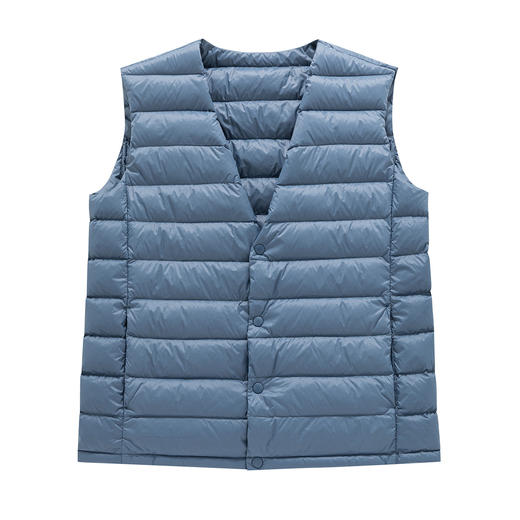 【白鸭绒 轻薄 多色】罗蒙男士羽绒背心秋冬保暖轻薄羽绒服背心马夹 商品图4