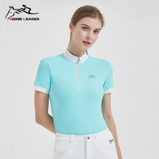 成人立领拉链短袖-WAH9308 商品图1