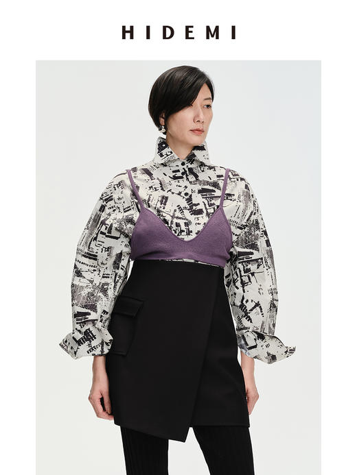 HIDEMI基础可调节天丝超薄针织抹胸 商品图3