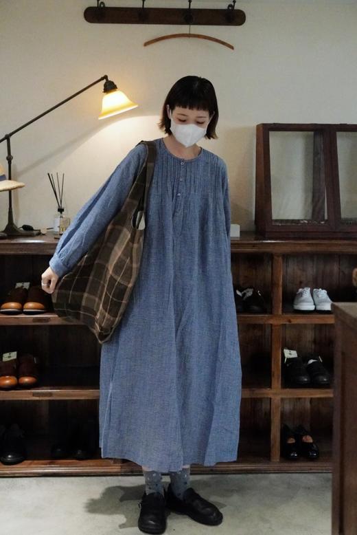 Antiquites ichi卡其格纹红绿格包包 商品图2