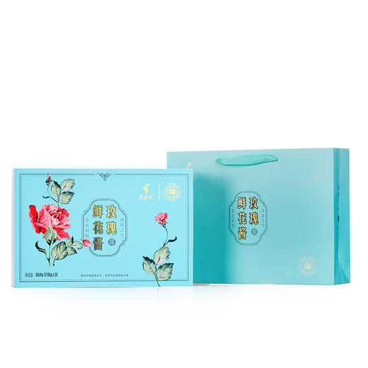 花养花 玫瑰鲜花酱礼盒 654g（218g*3） 商品图4