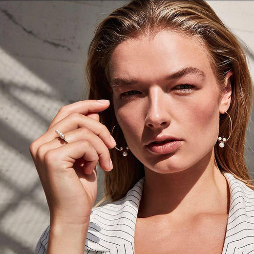 订购10周到｜CHARLOTTE LEBECK-Jamie-珍珠 戒指（金色）［丹麦设计师］ 商品图5