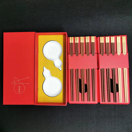 高档铜头实木筷子 商品图2