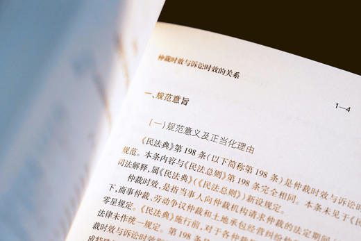 《中国民法典评注 · 规范集注（第1辑）：诉讼时效·期间计算》丨赠诉讼时效实务讲座 商品图6
