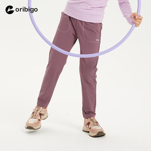 oribigo秋冬微弹梭织运动裤 商品图2