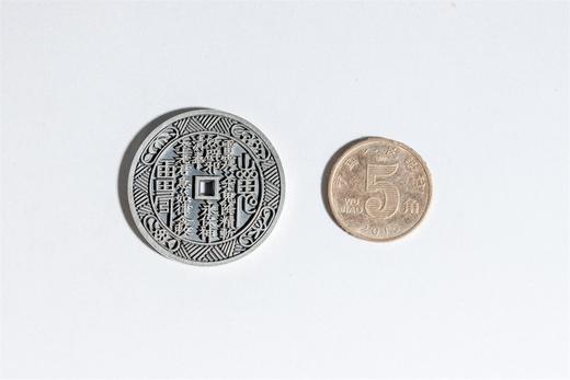 矩德泉坊 纯银手作 山鬼背八卦刻花（3.0厘米版）587 商品图5