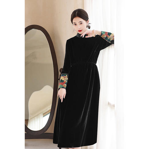 ML 2307 古典旗袍连衣裙 商品图3