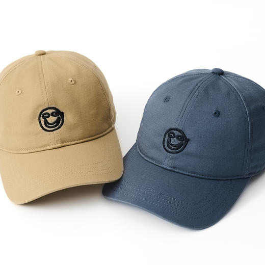 吃茶去chichaqu全棉刺绣笑脸鸭舌帽 商品图4