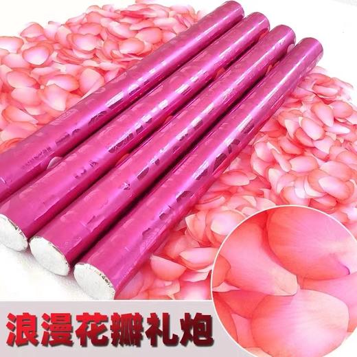 超帅60cm纸玫瑰花瓣礼炮礼花结婚庆典生日聚会舞台派对活动求婚表白情人节手持喷花筒1支 商品图7