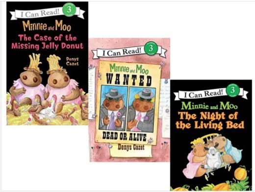 【I Can Read 3级 AR2.2】  Minnie and Moo  疯狂奶牛绘本3册 商品图0
