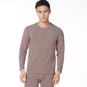 都市丽人都市锋尚舒暖负5度至5度男士特殊面料套装锗纤维暖绒中套装保暖衣FW21B7