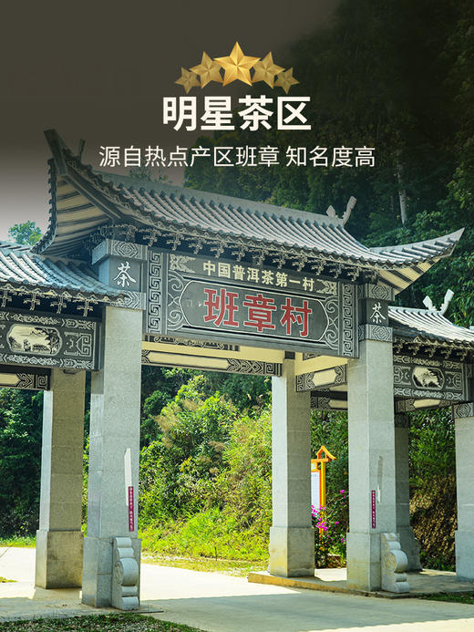 澜沧古茶2022年五星班章大饼云南高山普洱茶熟茶古树茶茶饼七子饼 商品图3