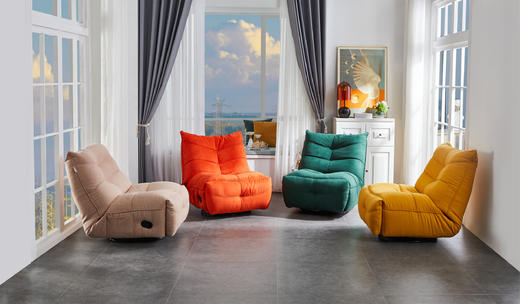 芝华仕（CHEERS） 沙发 头等舱时尚毛毛虫布艺沙发 FE-40209M 30-60天发货 商品图0