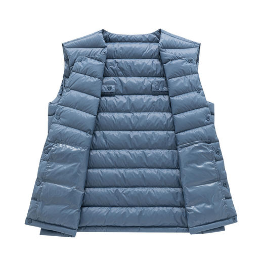 【白鸭绒 轻薄 多色】罗蒙男士羽绒背心秋冬保暖轻薄羽绒服背心马夹 商品图6