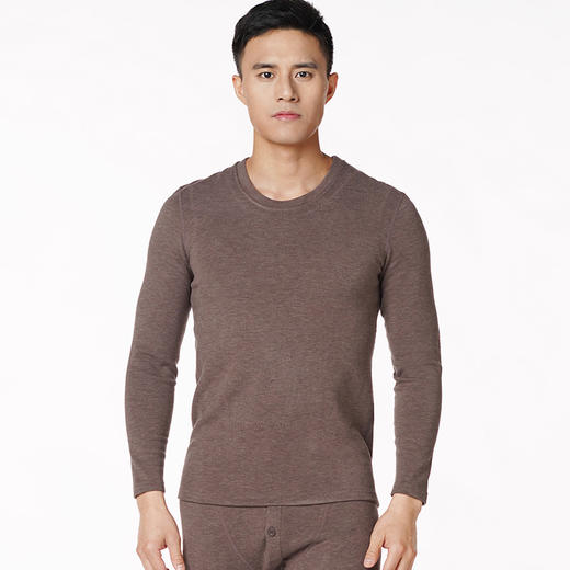 都市丽人都市锋尚强暖负15至负5度男士发热纤维套装藏红花活血暖衣厚套装保暖衣FW22A4 商品图0