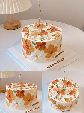 多款式~刮刀花花瓣蛋糕-低糖处理无添加