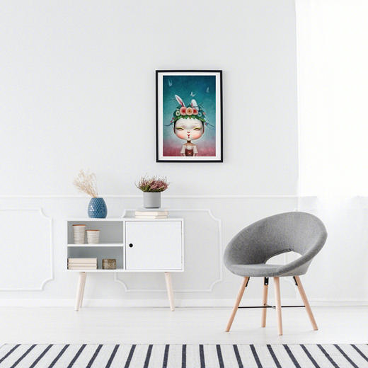 解永生《兔宝-1》版画 商品图3