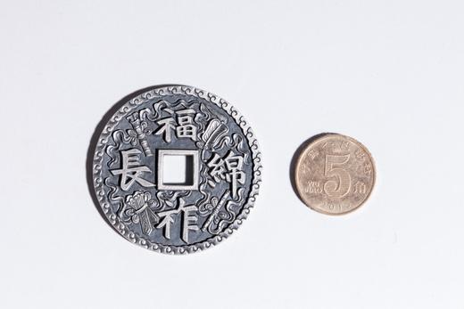 矩德泉坊 纯银手作 福祚绵长暗八仙（4.2厘米版）593 商品图5