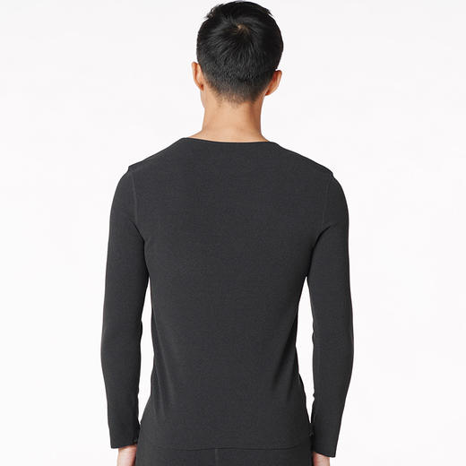 都市丽人都市锋尚舒暖负5度至5度男士发热纤维套装石墨烯热力绒中套装保暖衣FW21B4 商品图2