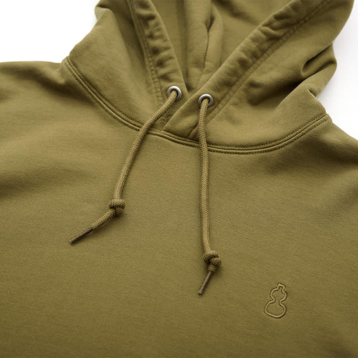 吃茶去chichaqu秋冬休闲百搭经典基础刺绣套头戴帽卫衣 商品图4