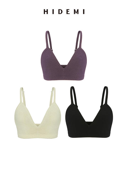 HIDEMI基础可调节天丝超薄针织抹胸 商品图0