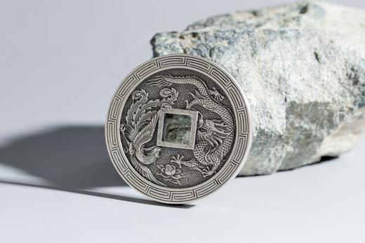 矩德泉坊 纯银手作 琴瑟同偕（5.4厘米版）595 商品图4