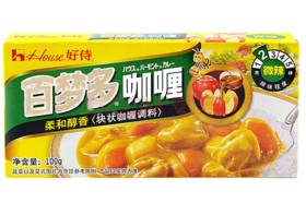 【亚欧超市】好待百梦多咖喱(微辣)100g/盒