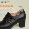 ARCHCONTACT安启美奈粗跟双排金属扣女鞋52757-1 商品缩略图3