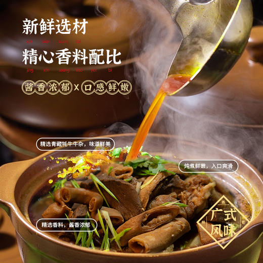 青藏清真牦牛杂（广式风味） 牦牛杂加热即食 500克*2袋/件 顺丰冷链全国包邮（穆臻）冷冻预制快手菜 商品图2