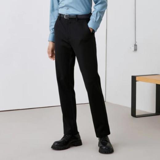 南4雅戈尔深蓝色休闲针织裤 商品图0