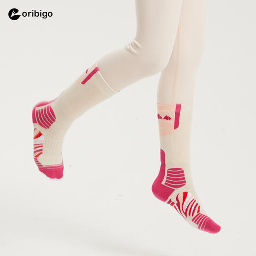 oribigo秋冬滑雪加厚高筒运动袜 商品图0