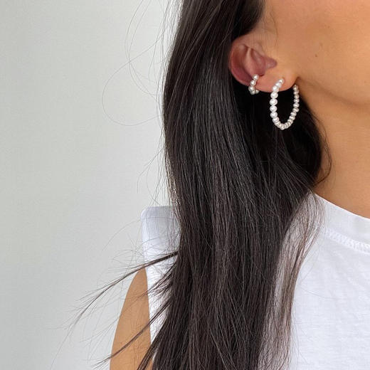 订购10周到｜CHARLOTTE LEBECK-Jen-珍珠 耳骨夹（单只）［丹麦设计师］ 商品图2