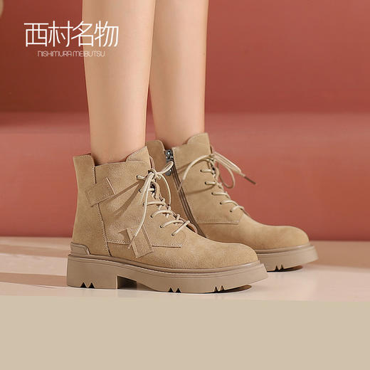 西村名物2022秋冬新款马丁靴44041 商品图2