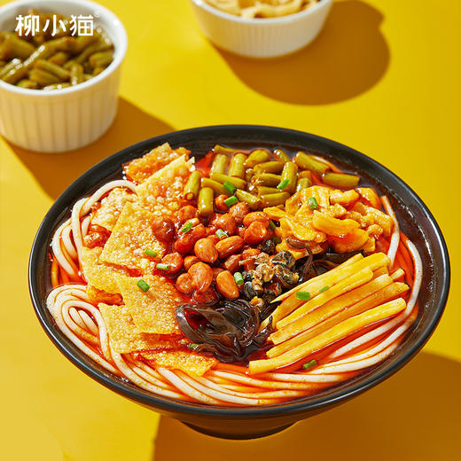 【柳小猫螺蛳粉370克】加臭加辣加料大份量版。370克/袋，5袋/箱，保质期180天！高品质螺蛳粉，加臭加辣加料，加酸笋加腐竹加螺肉，加倍满足，加倍快乐！ 商品图8