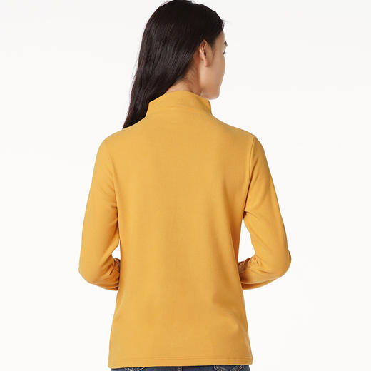 都市丽人舒暖负5度至5度女士特殊面料单件阳离子磨毛绒中单件上衣保暖衣LW2DA4 商品图2