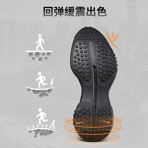 骆驼男鞋2025秋季新款真皮男士休闲鞋潮流黑色百搭商务运动皮鞋男 GE12235237 商品图2