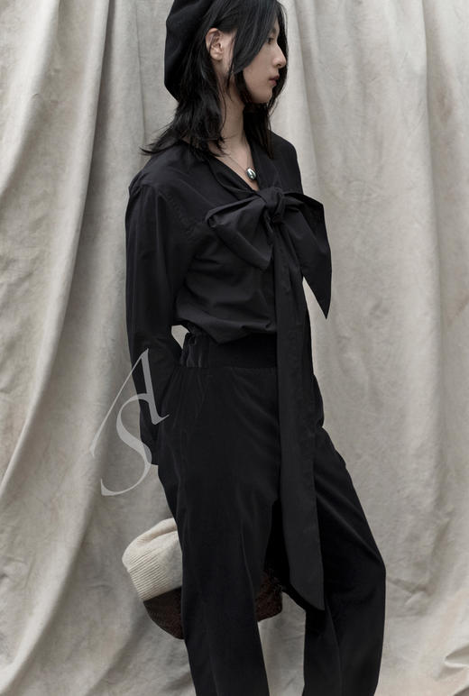 Margaret Howell  黑色天鹅绒直筒长裤现货 商品图7